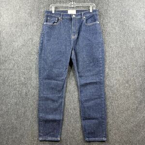 Everlane Ankle Jeans Women's 31 Blue Dark Wash Stretch